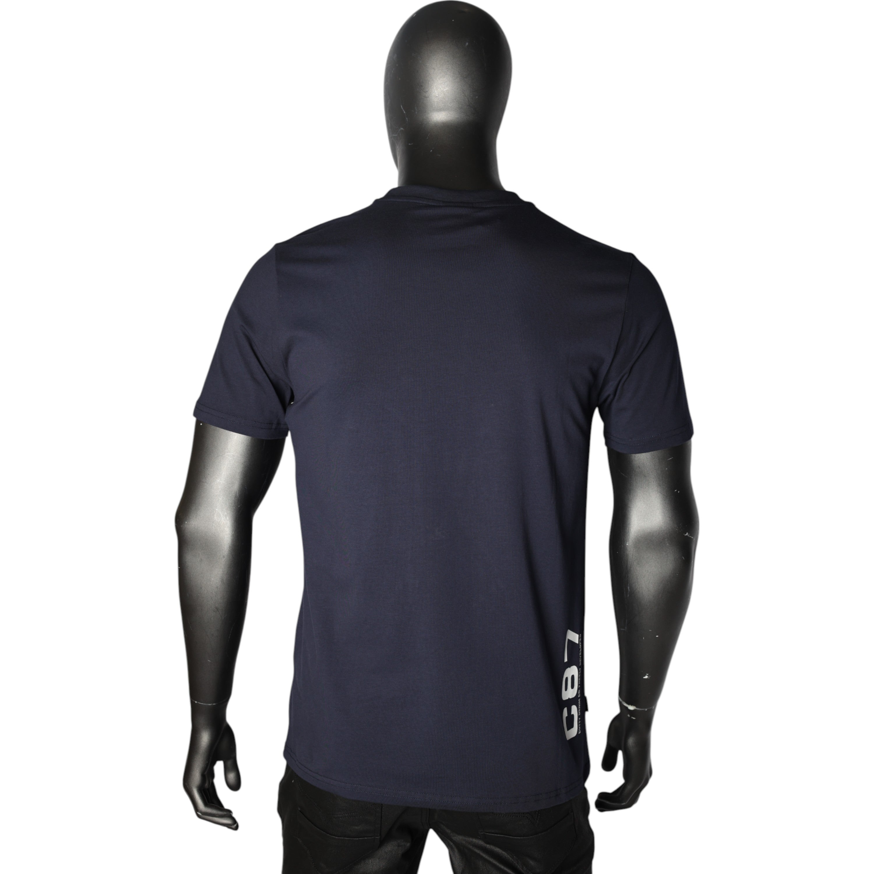 Cutty T-Shirt Graphic Robot Print Navy
